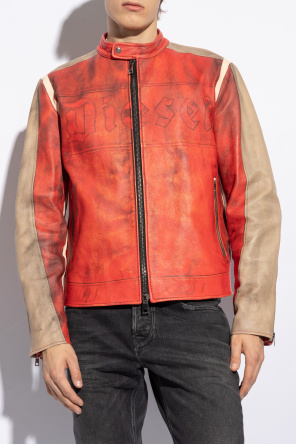 Diesel Leather jacket `L-RUSCHA`